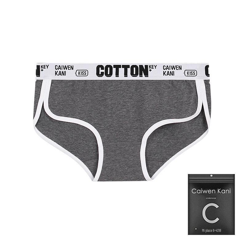 Женский хлопковый бюстгальтер пуш-ап без косточек и комплект трусиков-треугольников