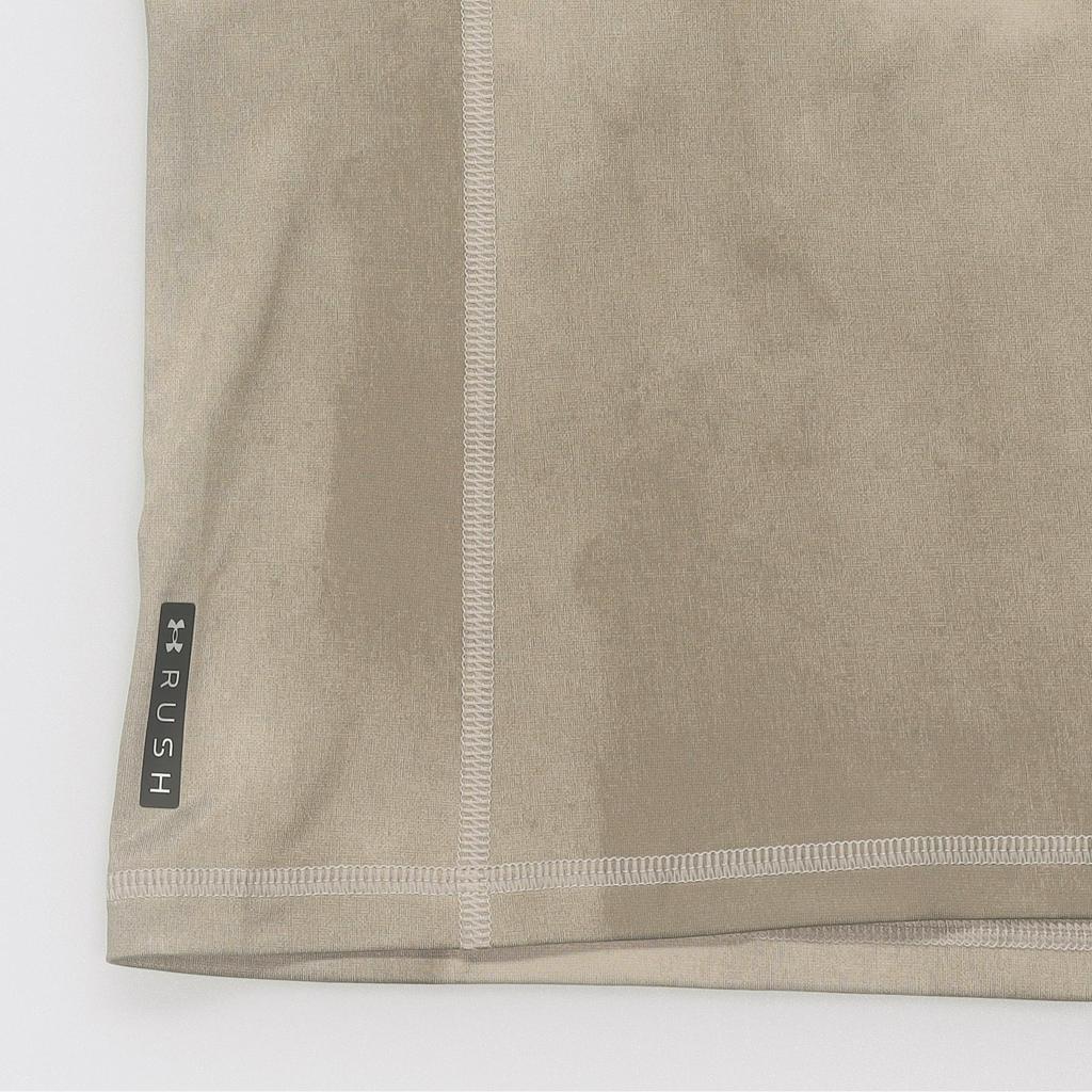 Under Armour UA Vanish Elite Logo Tie-Dye Print Дышащая тренировочная футболка с круглым вырезом для мужчин Серо-коричневый 1383669-200