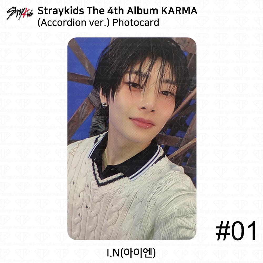 Stray Kids Официальная фотокарточка из 4-го альбома Karma версия Аккордеон