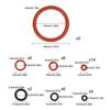 User Friendly 40PCS O Ring Kit for Coffee and Beer Machine Maintenance