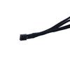Black Sleeved 4 Pin Pwm Fan Cable Male To Female Pwm Extension Cables  Computer Fan