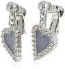 On Sesampa LANVIN Heart Motif Earrings LAME0958 XB [Lanvin Blue]