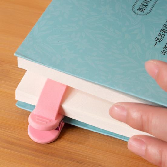 3 шт., умная закладка, силиконовый книжный маркер, яркий цвет, легкий портативный аксессуар для книги, зажим для трекера страниц