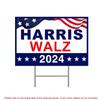 2024 Harris Walz Yard Знаки Заземляющие штепселя Предвыборные баннеры Уличные садовые штепселя Флаги Декоративные элементы Заземление N7J7