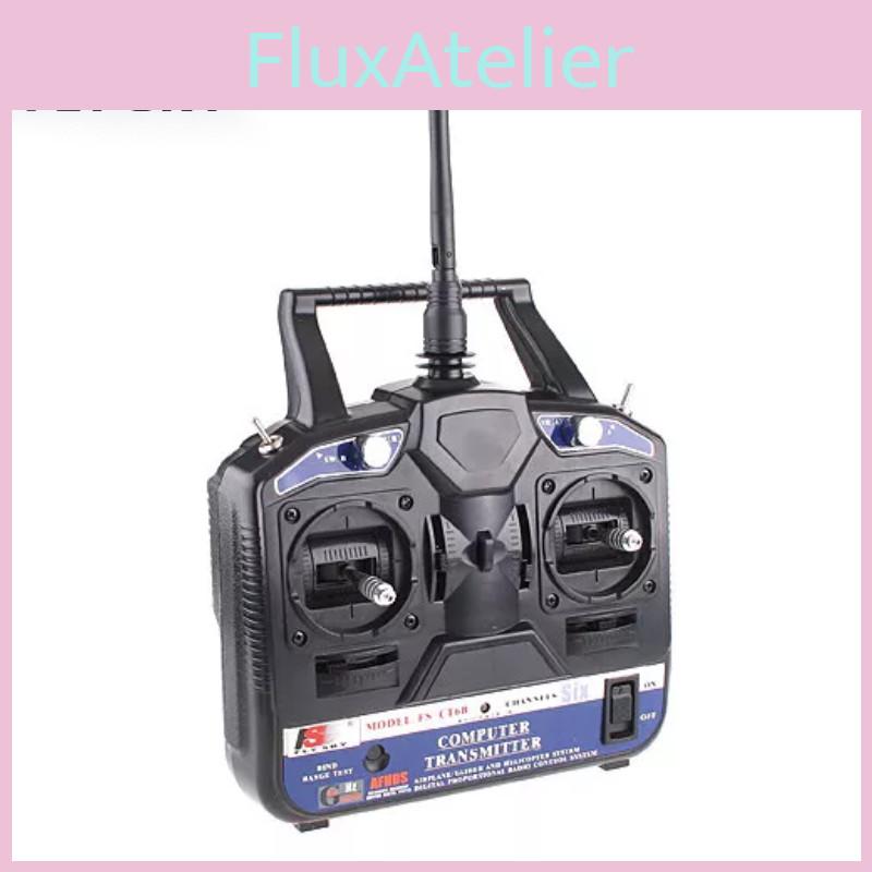 Flysky Fs-ct6b 2.4g Six Channel Remote Control Helicopter With Receiver For All Ages