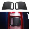 2pcs Rear Taillight Lamp Cover Trim Bezels For Dodge Ram 1500 2018+ Carbon Fiber