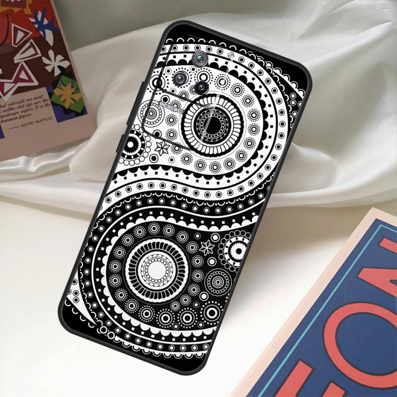 Черный чехол Bandana Paisley для POCO X6 Pro X3 X5 F3 F5 M5s M6 Pro Xiaomi 14 Ultra 11T 12T 13T Pro 12 13 Lite Cover