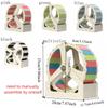Animal Plastic Hamster Running Wheel Silent Stable Base Rodent Running Wheel 21cm Colorful Exercise Wheel for Small Animals