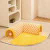 Cat Shelter Tunnel Warm Cat Bed Cat Escape Dog House Enclosed Removable and Washable Funny Mat Pet Products Accessories