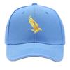Golden Soaring Raptor Silhouette Emb Sandwich Baseball Cap Sun Cap Outdoor Workouts Hat