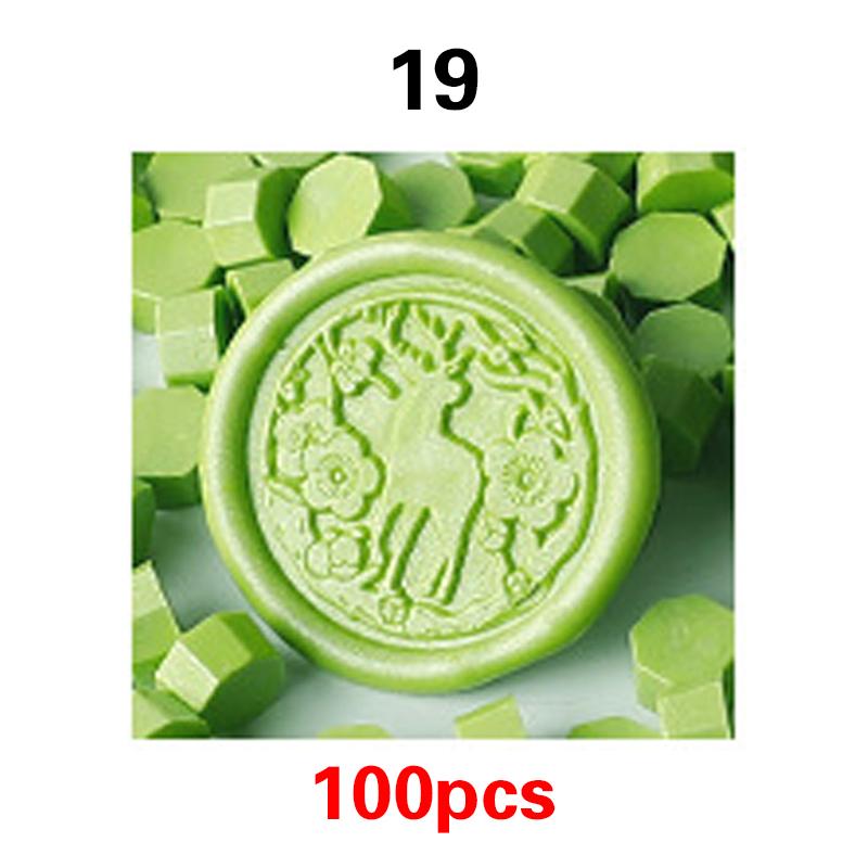 100PCS51Colors Wax Bean Envelope Invitation Letter Stamp Sealing Wax Special Mud Sealing Wax