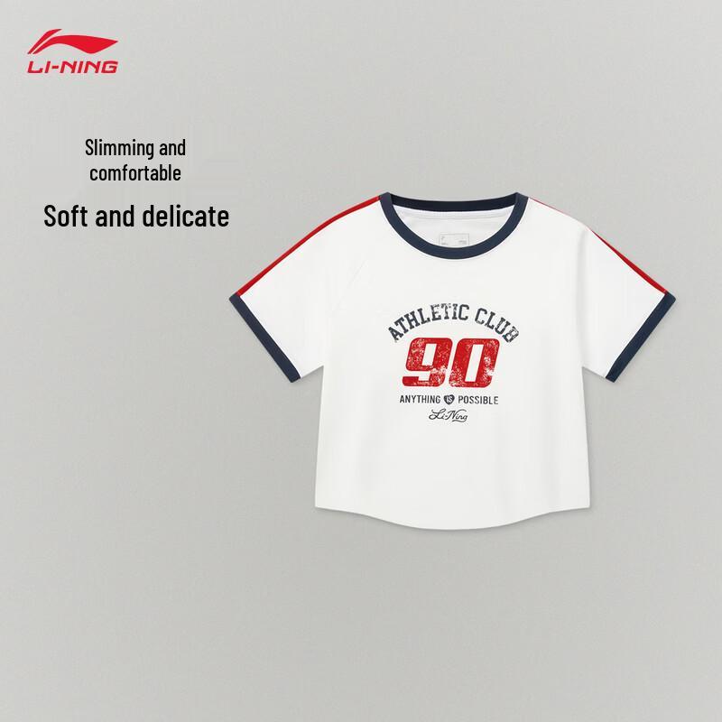 Li-Ning Женская повседневная футболка с эффектом охлаждения и влагоотведением