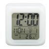 Kids Digital Clock LED 7 Colors Night Glowing Temperature Display Portable Easy  LED Clock 