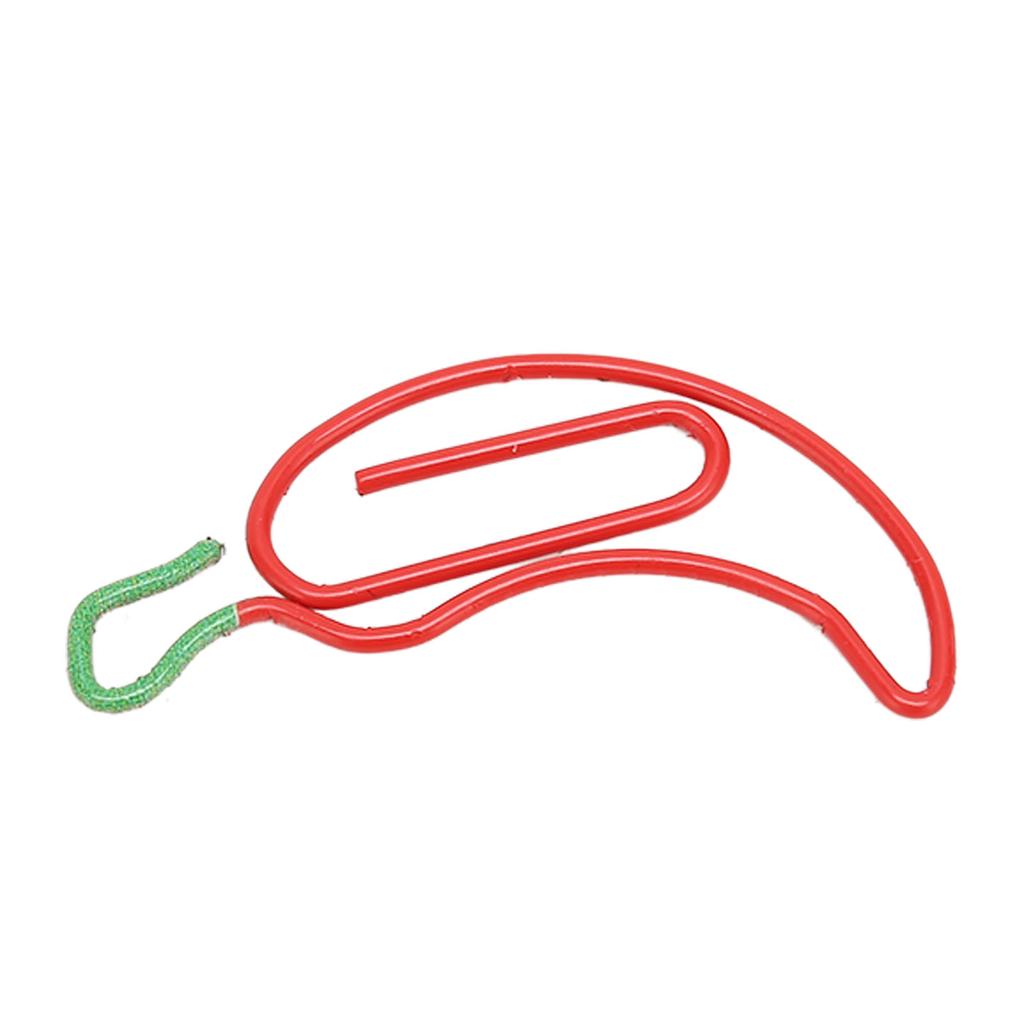 100 шт. скрепок в форме перца с повышенной устойчивостью к скольжению, защита от ржавчины, металлические милые скрепки для