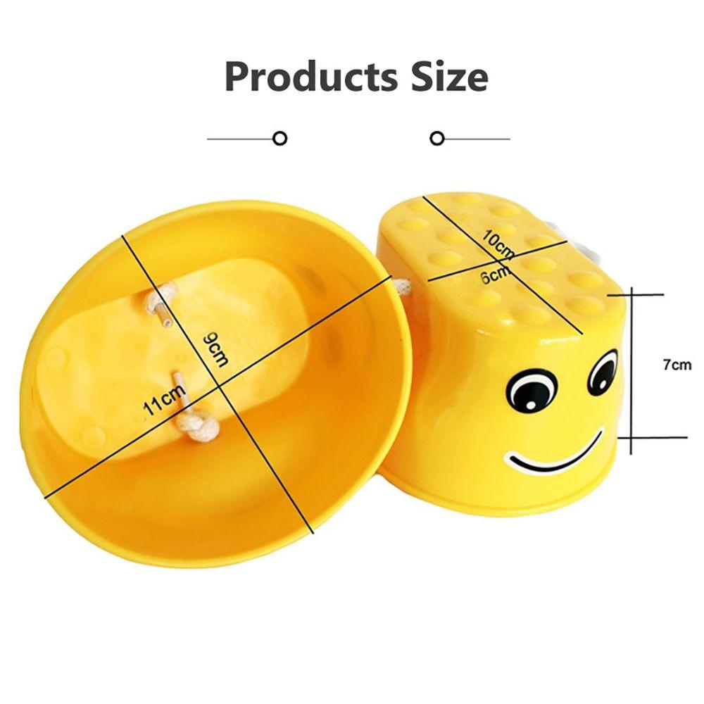 Детские ходули для прыжков на ногах, оборудование для тренировки баланса, игры на координацию, ходули для прыжков с улыбкой