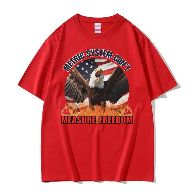 Wtf Is A Kilometer Meme Funny T Shirt Metric System Cant Measure Freedom Print Tee Shirt Men Women Oversized Streetwear Tshirt