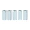 5pcs M12*40 Long Rod Nut Hex Hexagonal Sleeve Nut Standoff Threaded Fasteners (17mm)