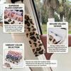 Leopard Print Seat Belt Cover Pad 2 PCS Cute Shoulder Pads