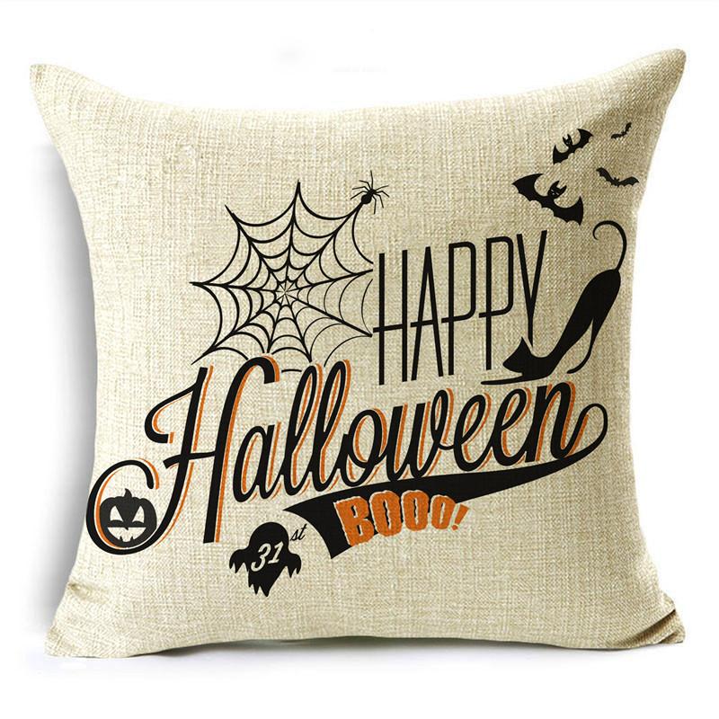 New Halloween Series Pillow Cover Festive Atmosphere Home Sofa Cushion Cover 40*40cm/45*45cm/50*50cm
