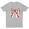 Candy Cane Bow Christmas T-Shirt Unisex Gift Retro Funny Womens Vintage Mens