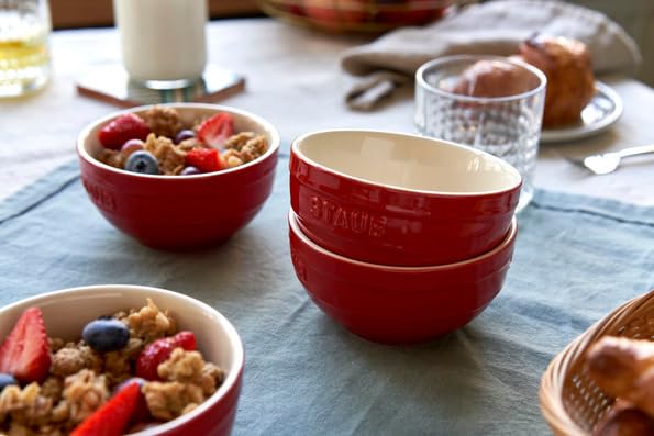 Миска staub Керамическая миска Термостойкая керамика Безопасна для использования в микроволновой печи Японская керамическая миска "Вишня 12 см" [Авторизованный продукт] 40510-794