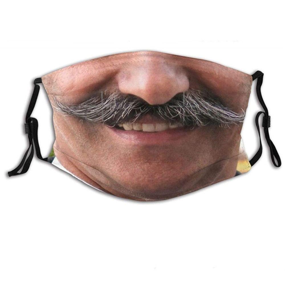 Facial Expression Funny Printed Mask Personality Party Cosplay Mask  Cycling