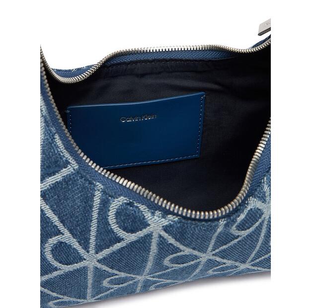 Сумка Calvin Klein Emblem Aop Denim Shoulder Bag