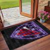 Anti‑Slip Crystal Velvet Floor Rug, Athletic Bilbao Design Carpet for Indoor Living Bedroom Home Decoration