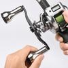 Gomexus Ultra Duralumin Baitcasting Reel Handle with Long Power for Offshore Light Jigging and Tairubber Fishing Knob, 120mm,