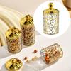 Clear Storage Jar with Lid for Tea And Snacks Canister Sugar Pasta
