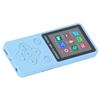 MP3 MP4 Player Bluetooth 5.0 Super Thin 1.8 Inch Color Screen 128G Expandable Memory Portable Video Music Player Blue