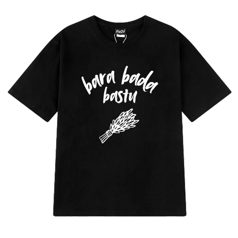 New in Eurovision Song Contest 2025 KAJ Bara bada bastu T shirt Unisex Women Oversized short sleeve Tshirts Unisex 100 Cotton Top