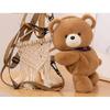 Lightweight Plush Backpack Fun Cartoon Doll Messenger Bag Bear Dog Sheep Gift
