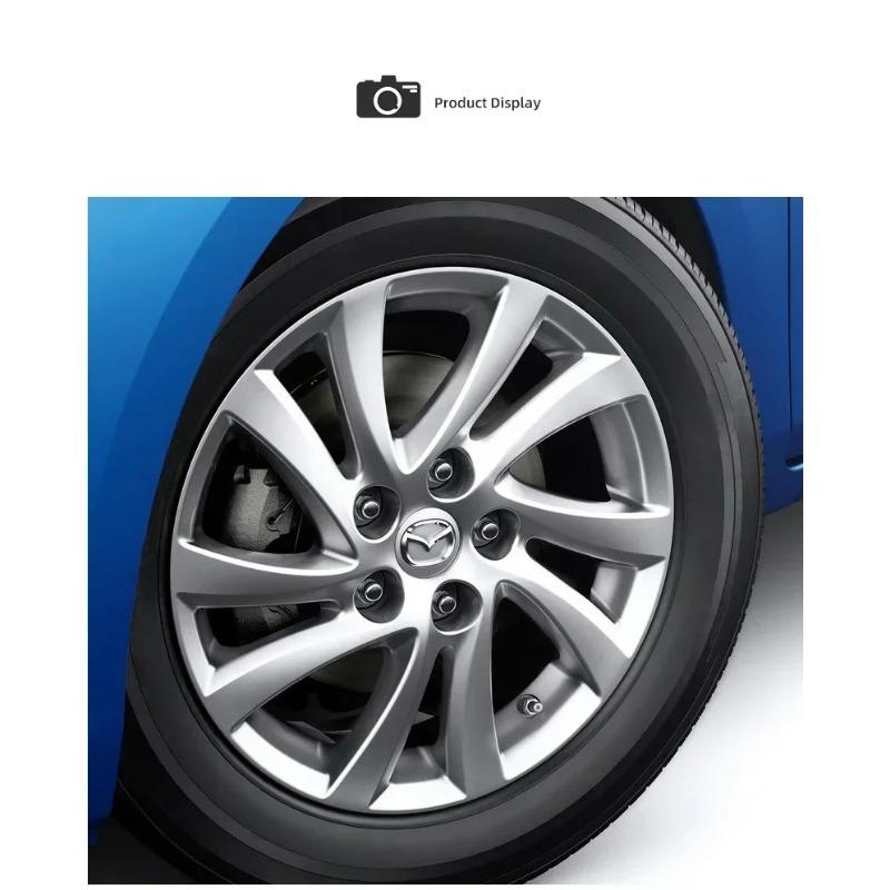 4Pcs Wheel Hub Center Cover CX-3 CX-4 CX-5 CX7 CX8 Long Leg 56MM ID53MM New Models For Mazda Atenza Axela Gray Black