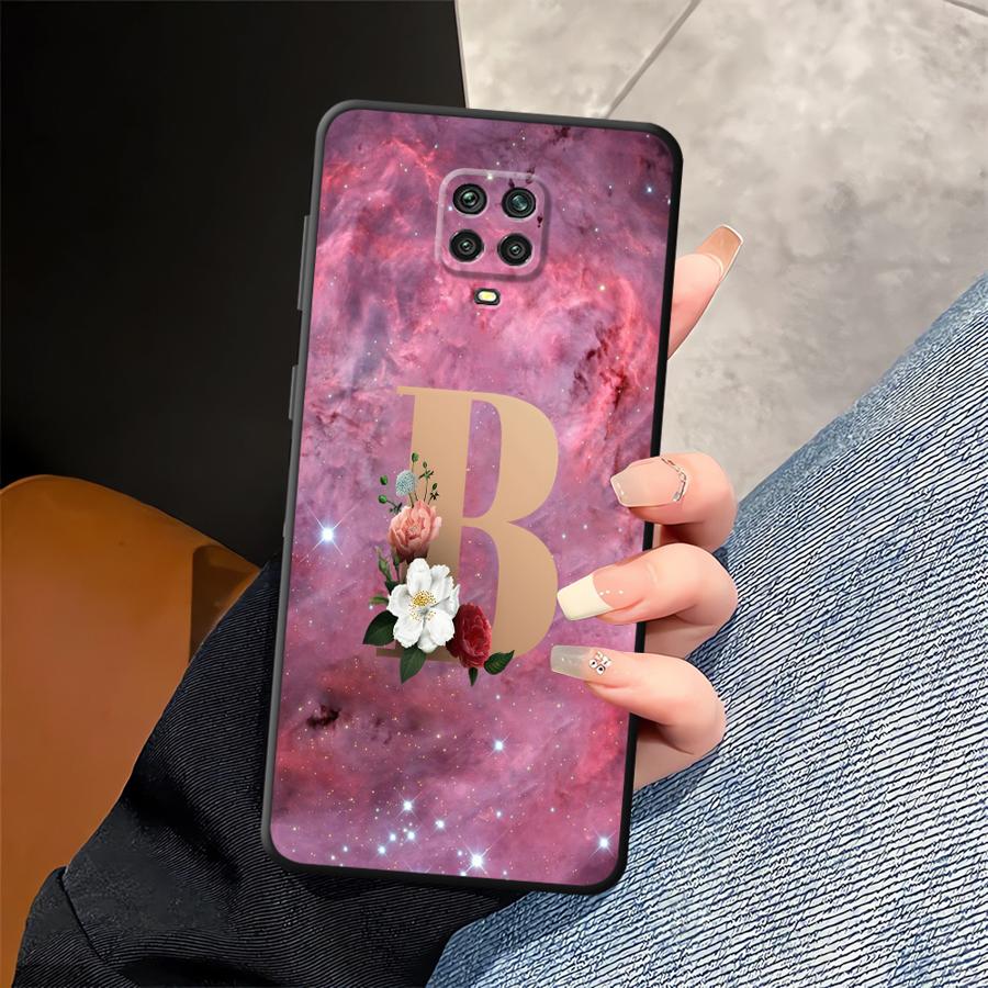 Чехол для Xiaomi Redmi Note 14 13 Pro Plus 9 8 7 12 11 14C K80 12C 13C A4 A5 A3 A1 10 Чехол для телефона A1 A2 K40 Цветок Название Буква A
