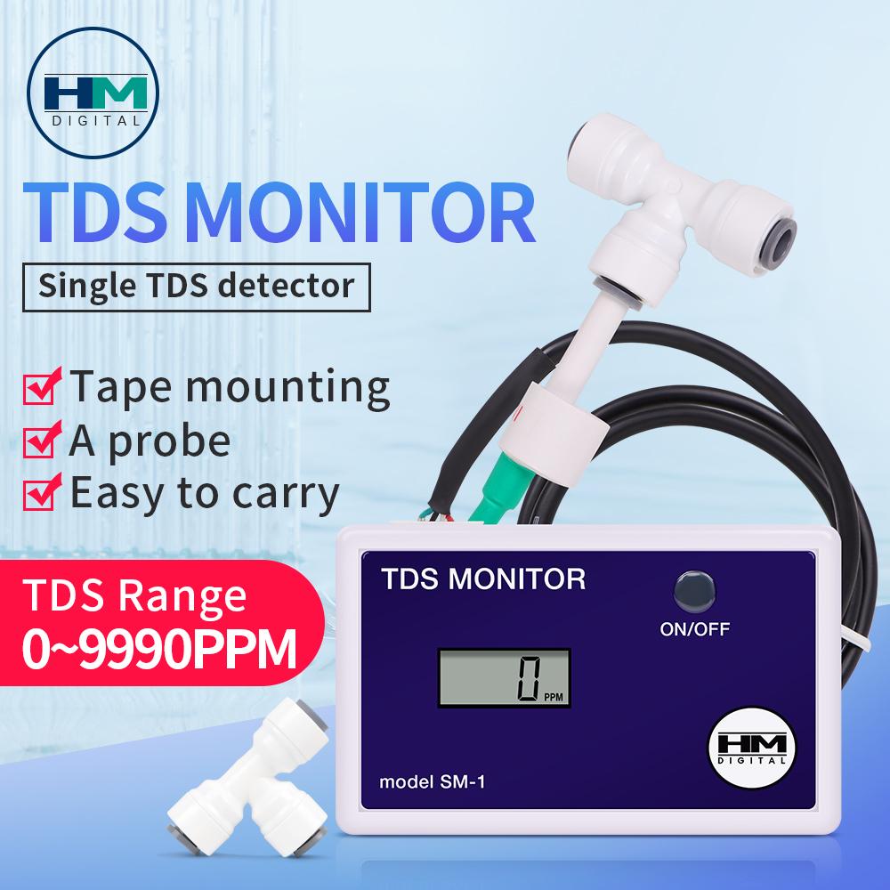 SM1 Single/TRM1 Triple TDS Meter Онлайн-тестер качества воды Цифровой монитор солености и растворенного кислорода для аквариумной лаборатории