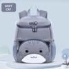 Autumn Winter New Kindergarten Schoolbag Three-dimensional Cartoon Lion Cat SBR Waterproof Satchel Lightweight Bucket Backpack for Boy 1-6 Years Old