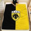 1 шт. Фланелевое одеяло с принтом AEK FC, Высококачественное, Удобное для всех сезонов, Декор для дома, Тепло и комфорт