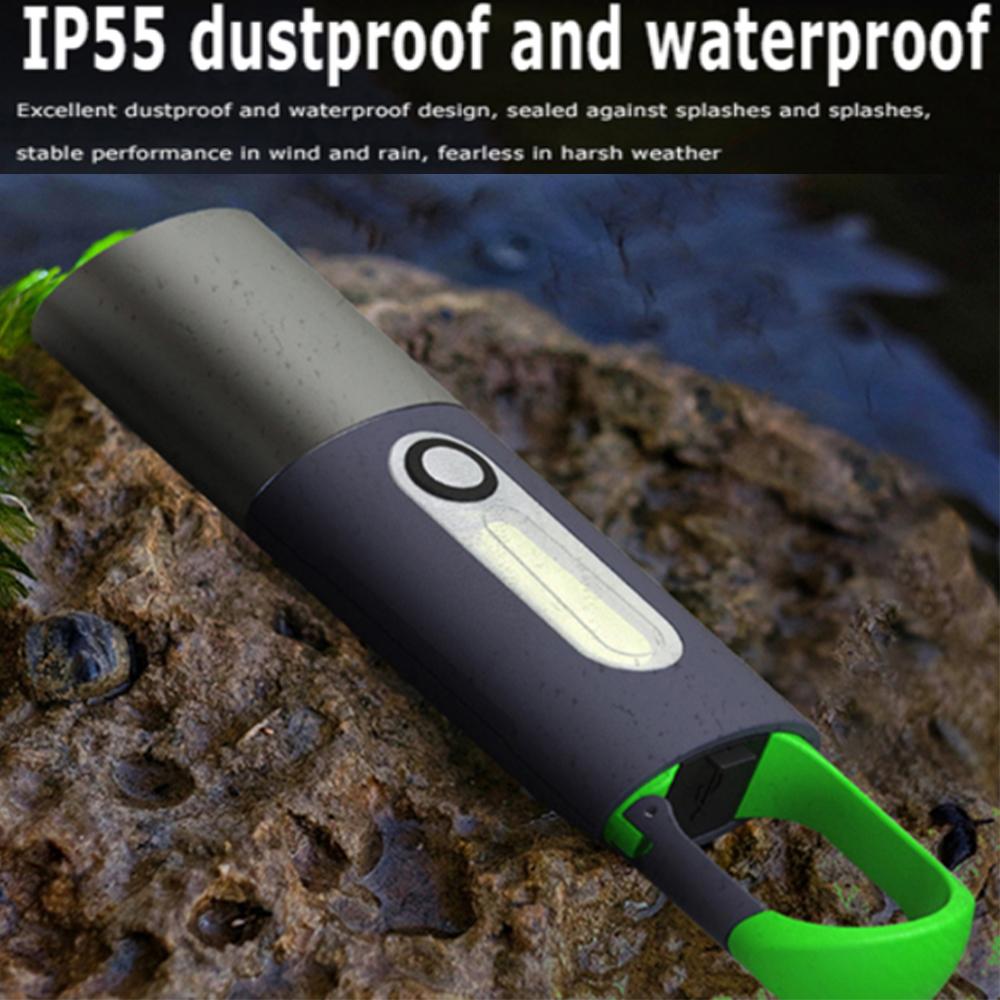 Портативные мини-мощные фонарики, USB перезаряжаемый брелок, рабочий свет, уличный светодиодный фонарик для кемпинга, водонепроницаемый фонарик