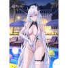 Keith Azur Lane Original B2 Tapestry W Suede Approximately Width 51 X Height 72cm Made of Polyester (Kearsarge/Nightpool)
