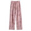 Женские широкие брюки с tie-dye из ледяного шелка, больших размеров - Прохладная повседневная летняя одежда