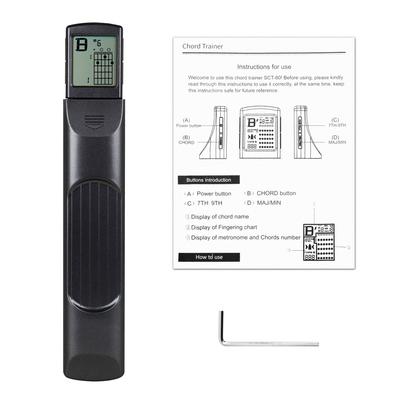 IRIN Pocket Guitar Chord Trainer 6 Fret Portable Tool with Chords Apiffing Chart Chart Metronome Display Screen