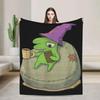 Smiling Friends Pim and Charlie Funny Plush Blanket for Kids Adults Soft Flannel Bedding Throw for Outdoor Indoor Warm Bedspread