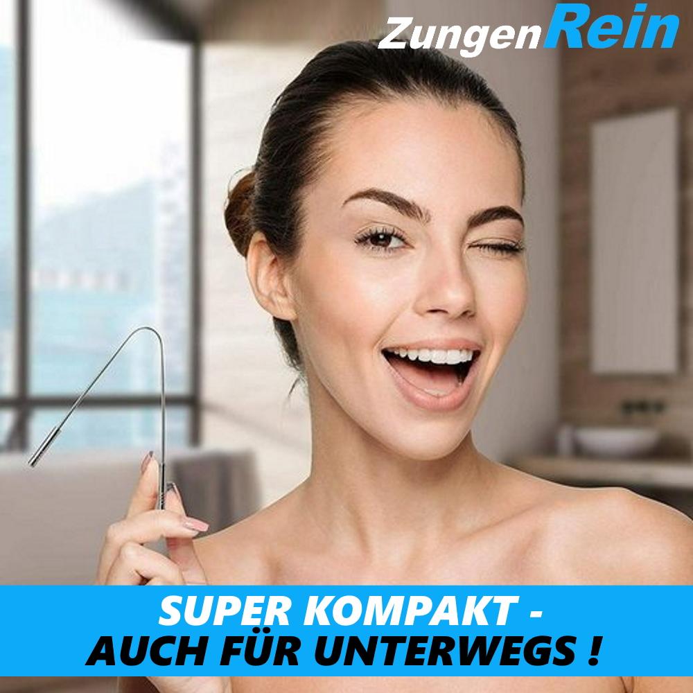 Скребок для языка ZungenRein из нержавеющей стали, щетка для языка Ayurveda [2 шт.]