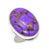 Copper Charoite Gemstone 925 Sterling Silver Jewelry Ring Size 9