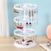 Rotating Earrings Storage Rack Female Earrings Display Stand Finishing Bracelet Hanging Necklace Sma