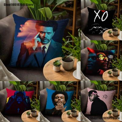 Наволочка для подушки с принтом певца The W-Weeknd XO для декора дивана, автомобиля, офиса, комнаты, декоративная наволочка и чехол-защита