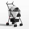 GVBB Compact Foldable Pet Stroller for Cats and Dogs - Lightweight, Detachable Design for Easy Travel.
