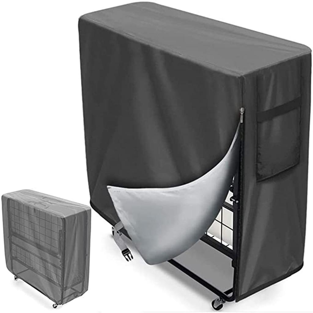 Чехол для складной кровати на открытом воздухе 210D Ткань Оксфорд легко моется водостойкий складной чехол для хранения кровати