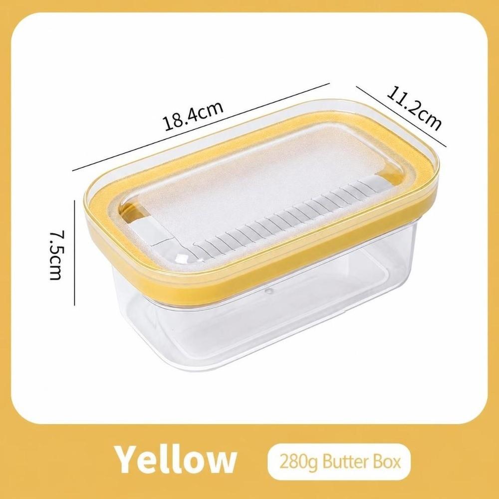 Hand Press Butter Keeper Plastic Butter Box Durable Butter Slice Container  Household